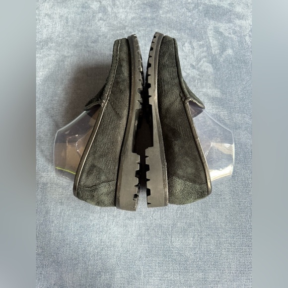Cole Haan VTG Womens Black Suede Green Label Loafers SZ 7.5 Slip On Preppy - Picture 6 of 9